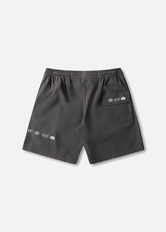 DAILY RIDE SHORTS : CHARCOAL