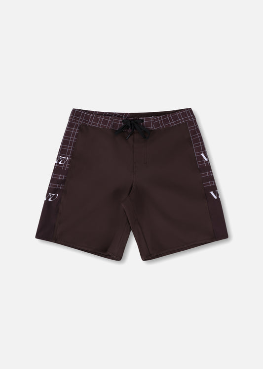 DISCLOSURE 20" TRUNK : BROWN HOUNDSTOOTH