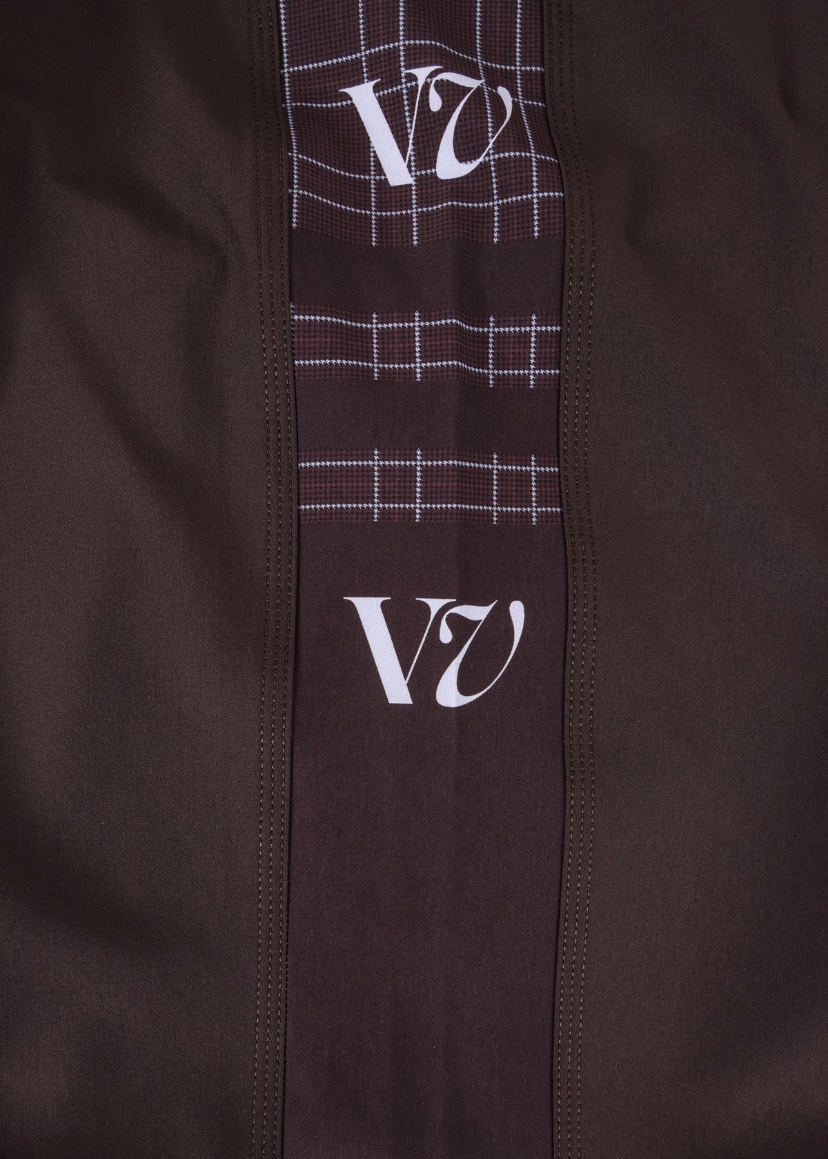 DISCLOSURE 20" TRUNK : BROWN HOUNDSTOOTH