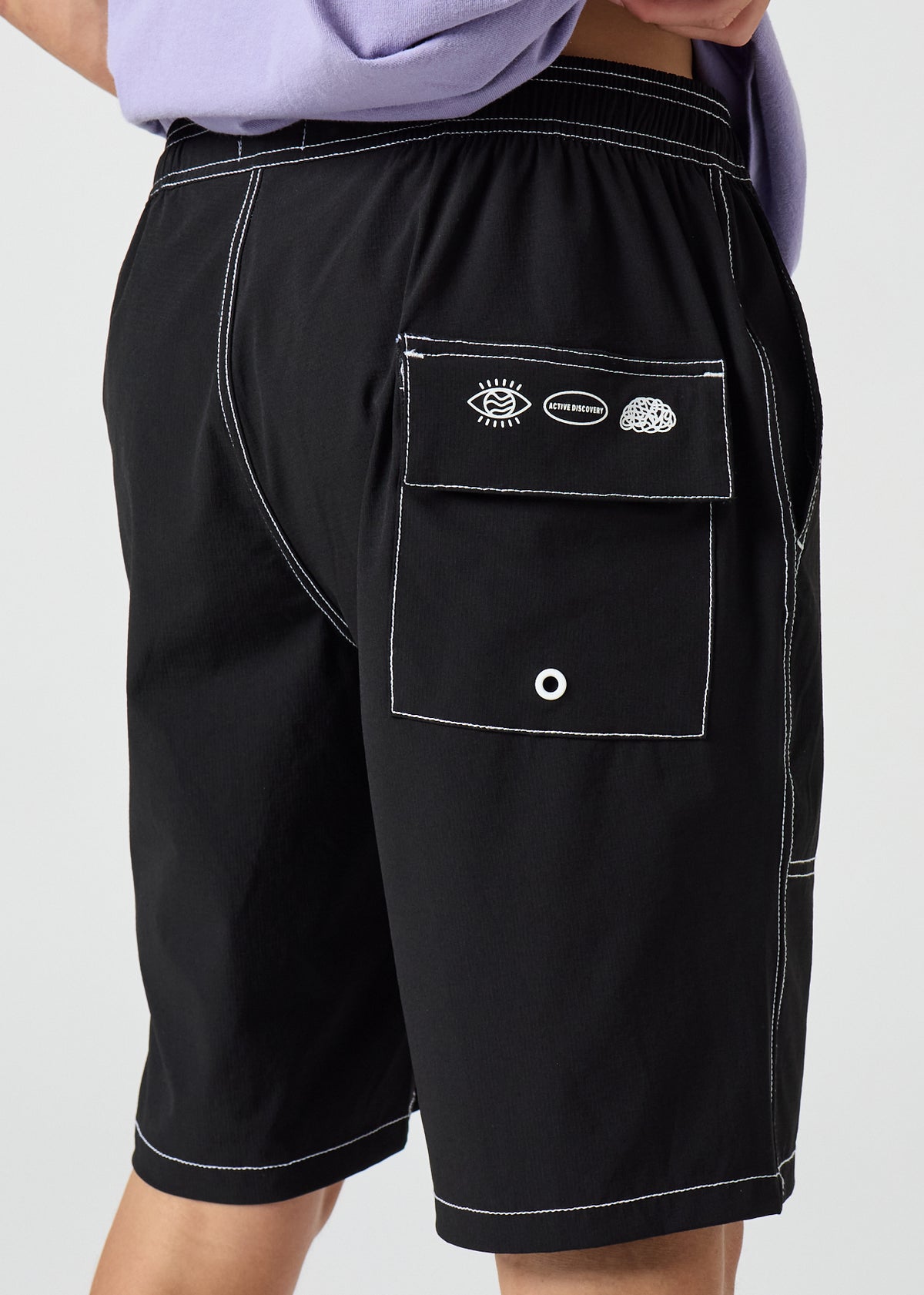 DAILY GRIND 20" SHORTS : BLACK
