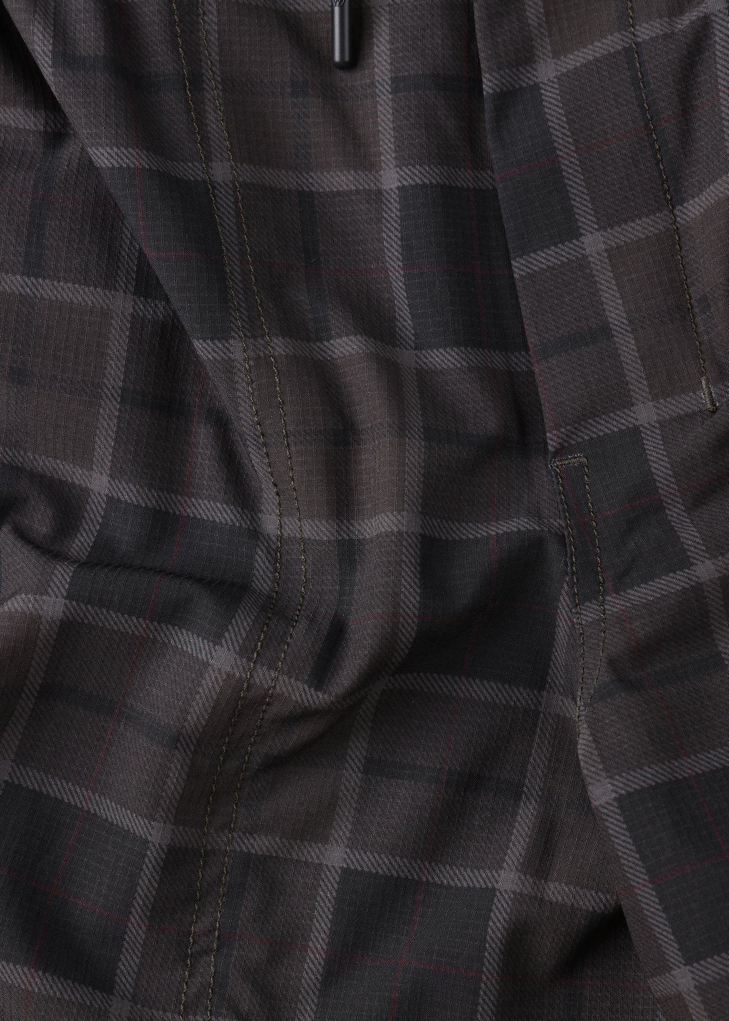 DAILY GRIND 20" SHORT : BROWN BLACK PLAID