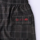 DAILY GRIND 20" SHORT : BROWN BLACK PLAID