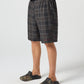 DAILY GRIND 20" SHORT : BROWN BLACK PLAID