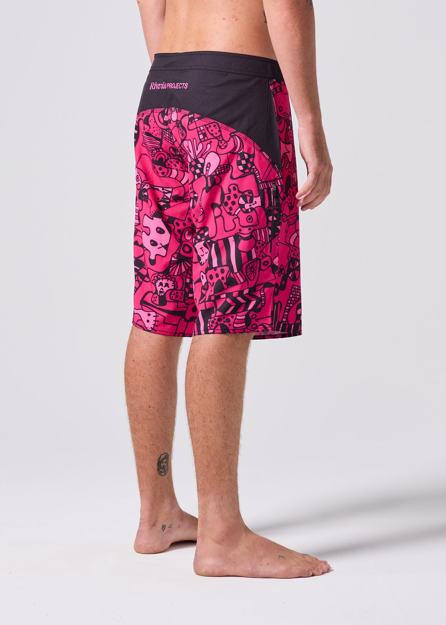 FREQUENCY 21" JW TRUNK : BLACK PINK
