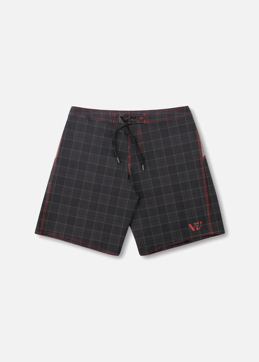 FREQUENCY 21" TRUNK : BROWN BLACK PLAID