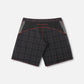 FREQUENCY 21" TRUNK : BROWN BLACK PLAID