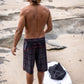 FREQUENCY 21" TRUNK : BROWN BLACK PLAID