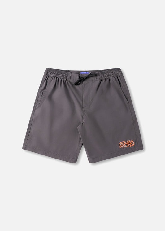 DAILY RIDE OVAL GRAF SHORT : CHARCOAL