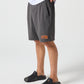 DAILY RIDE OVAL GRAF SHORT : CHARCOAL