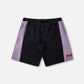 DAILY GRIND 20" BOX LOGO SHORT : BLACK PURPLE