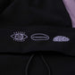 DAILY GRIND 20" BOX LOGO SHORT : BLACK PURPLE