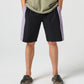 DAILY GRIND 20" BOX LOGO SHORT : BLACK PURPLE