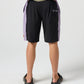 DAILY GRIND 20" BOX LOGO SHORT : BLACK PURPLE