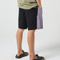 DAILY GRIND 20" BOX LOGO SHORT : BLACK PURPLE