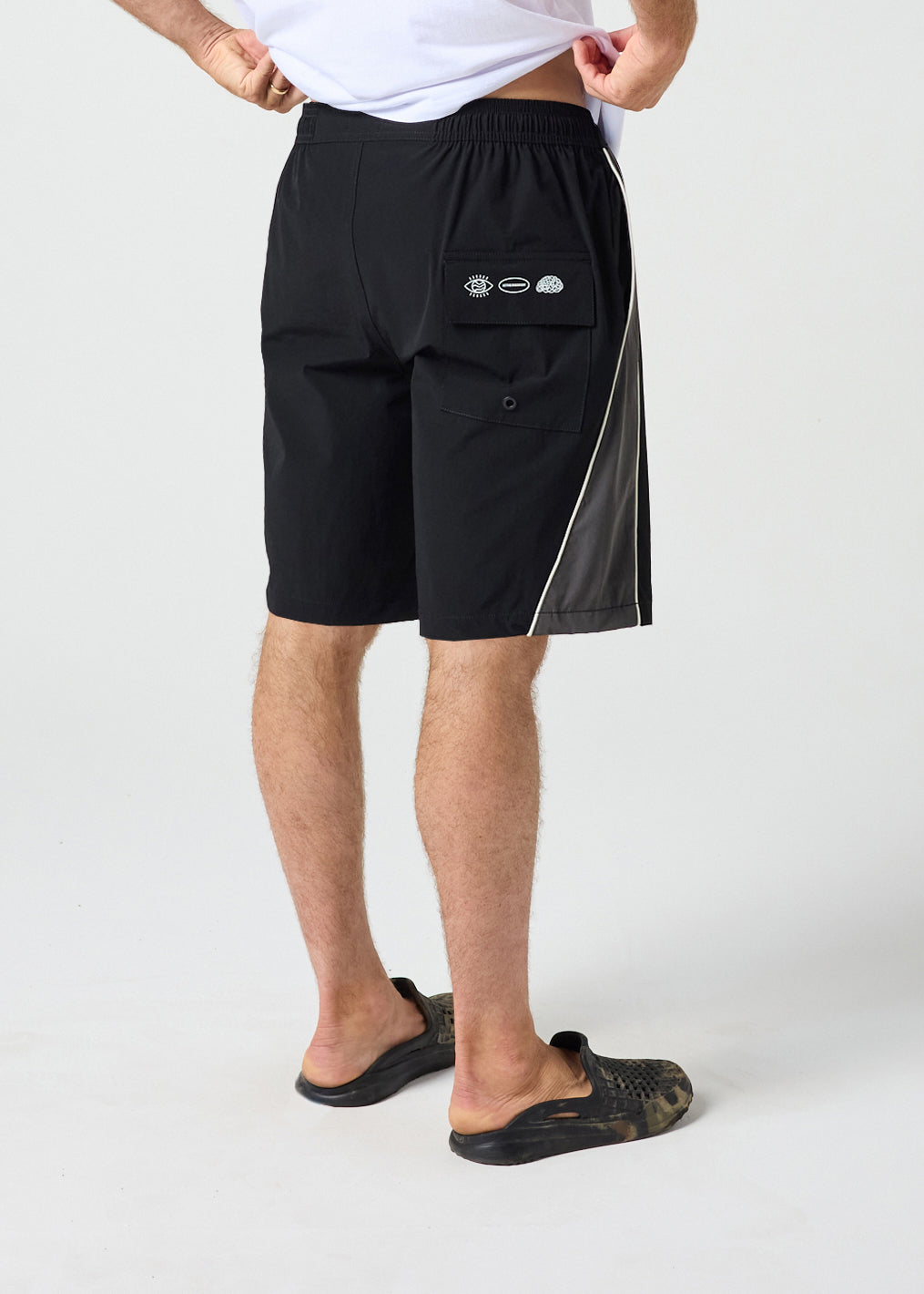 DAILY RIDE 19" SHORT : BLACK CHARCOAL