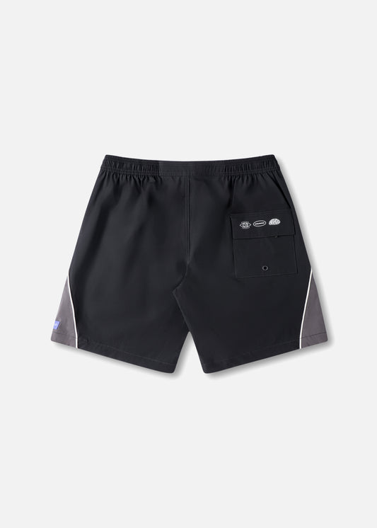DAILY RIDE 19" SHORT : BLACK CHARCOAL