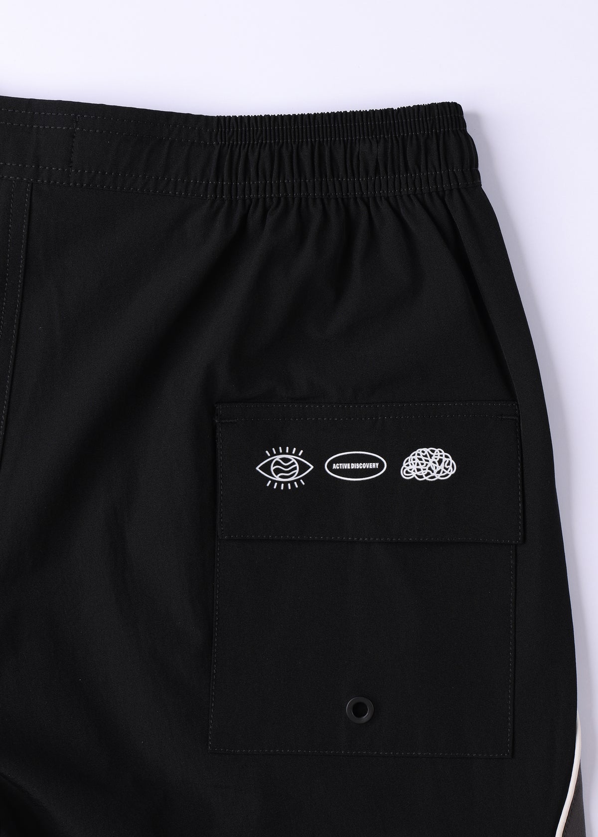 DAILY RIDE 19" SHORT : BLACK CHARCOAL