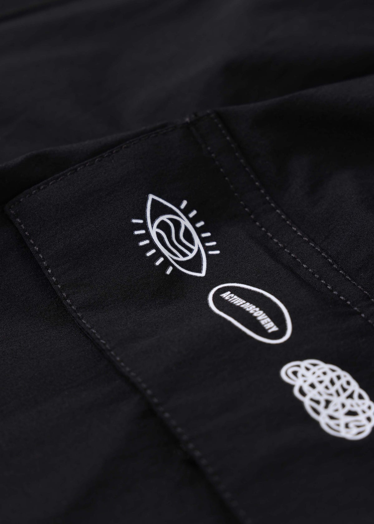 DAILY RIDE 19" SHORT : BLACK CHARCOAL