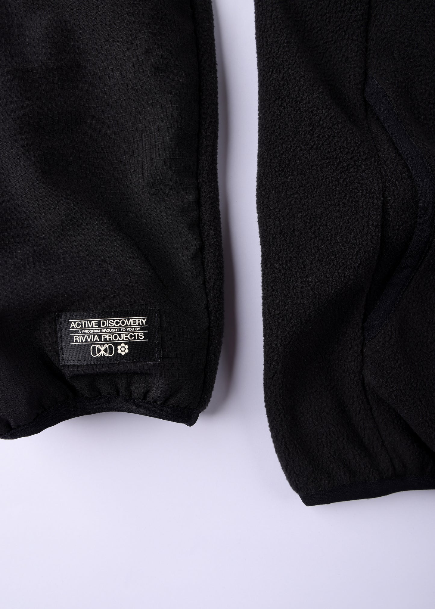 PROJECTS 1/2 ZIP POLAR FLEECE : BLACK BONE