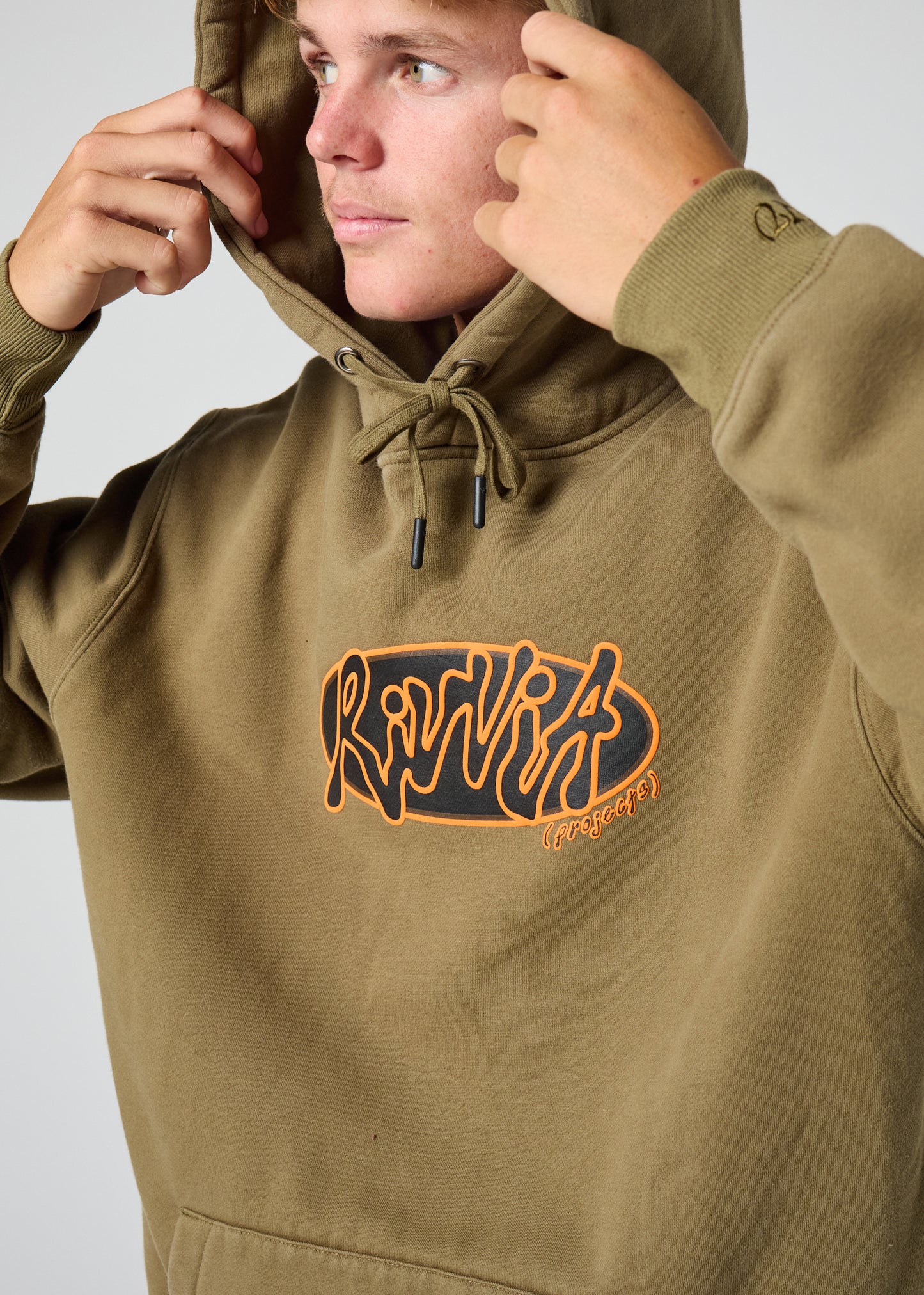 OVAL GRAF HOOD : ARMY