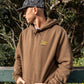BOX LOGO HOOD : BROWN