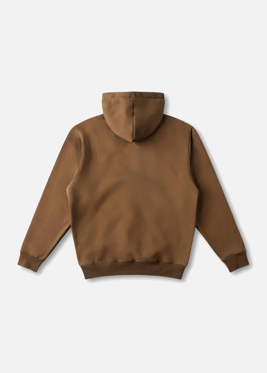 BOX LOGO HOOD : BROWN
