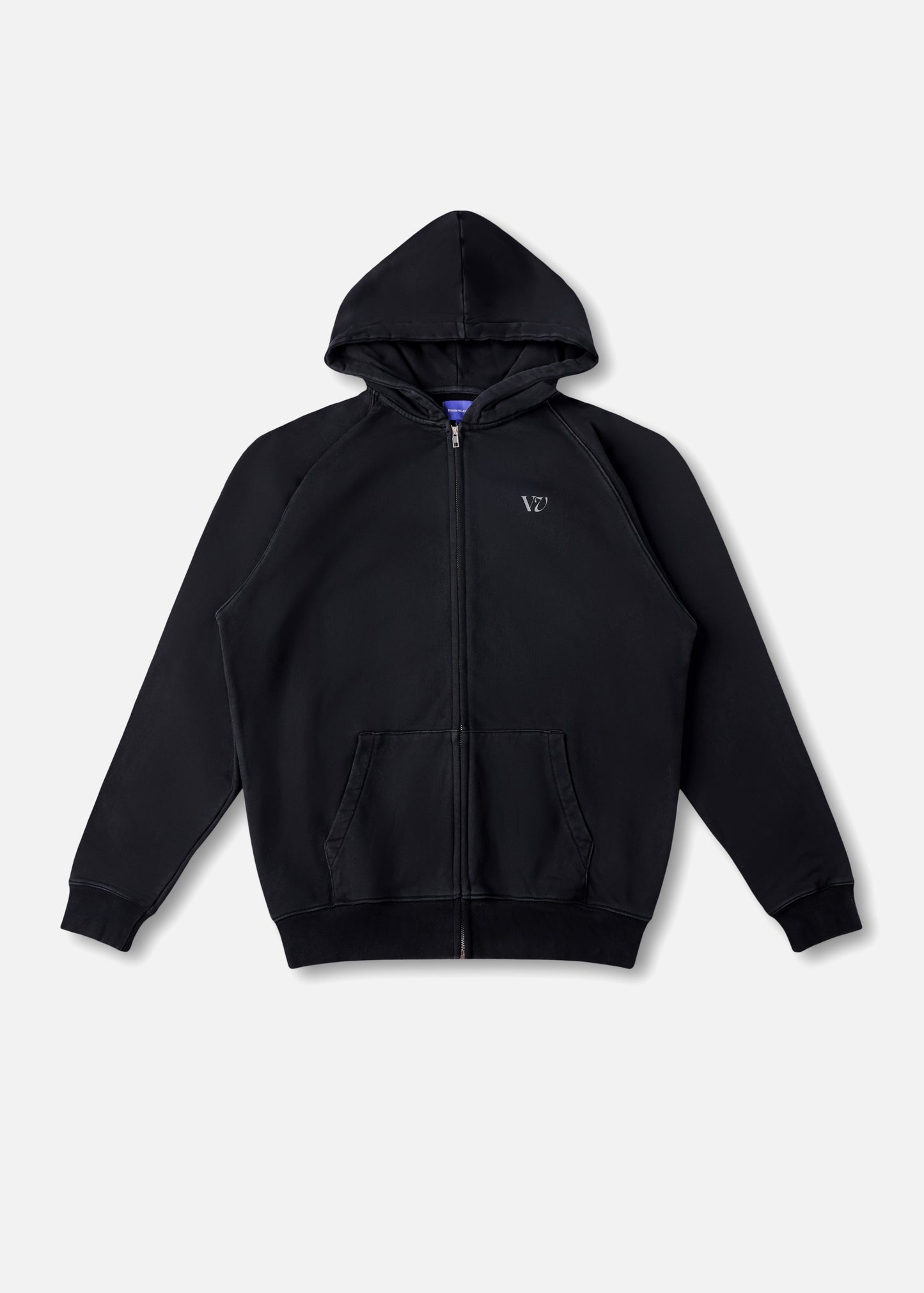 SCORECARD HEAVY WEIGHT FZ HOOD : WASHED BLACK
