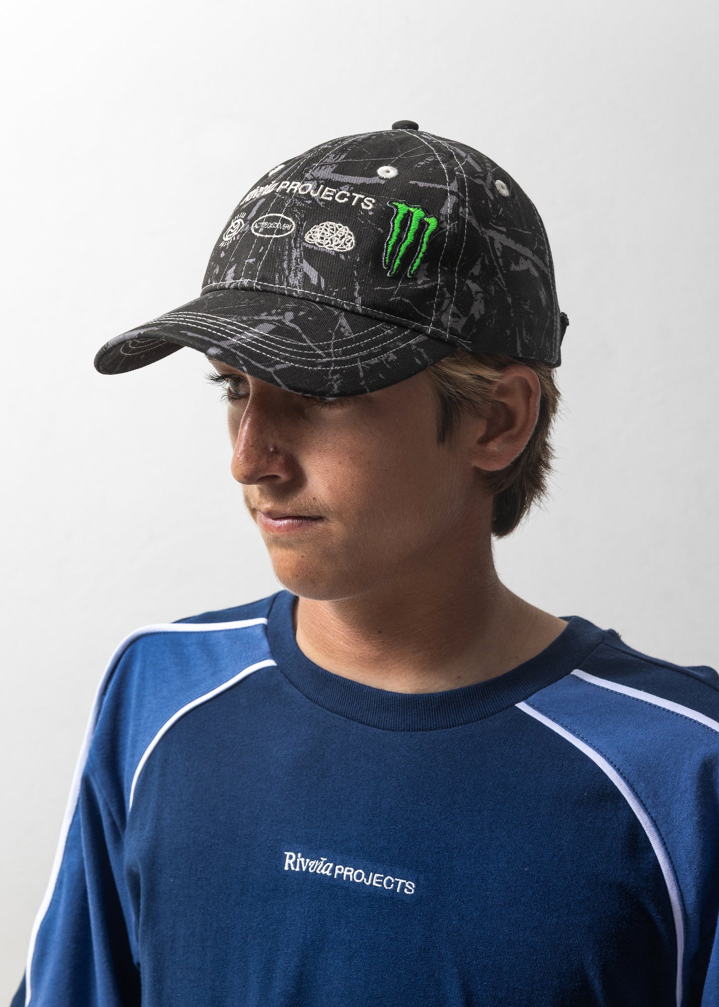 PROJECTS DAD CAP : BLACK CAMO