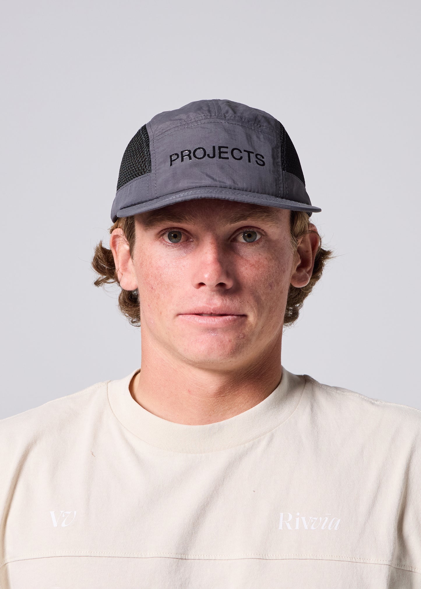 VV RUNNING CAP : GREY BLACK