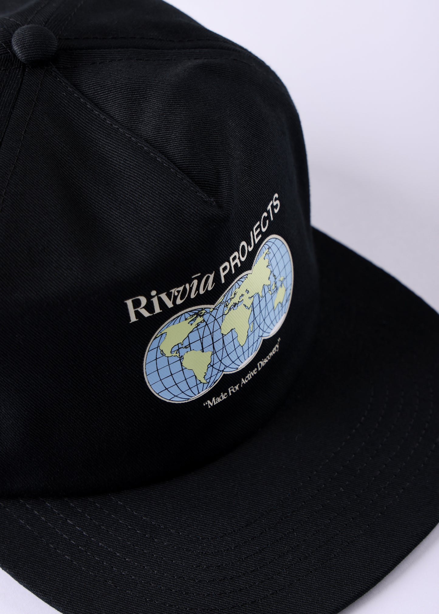 WORLD CONNECTION CAP : BLACK