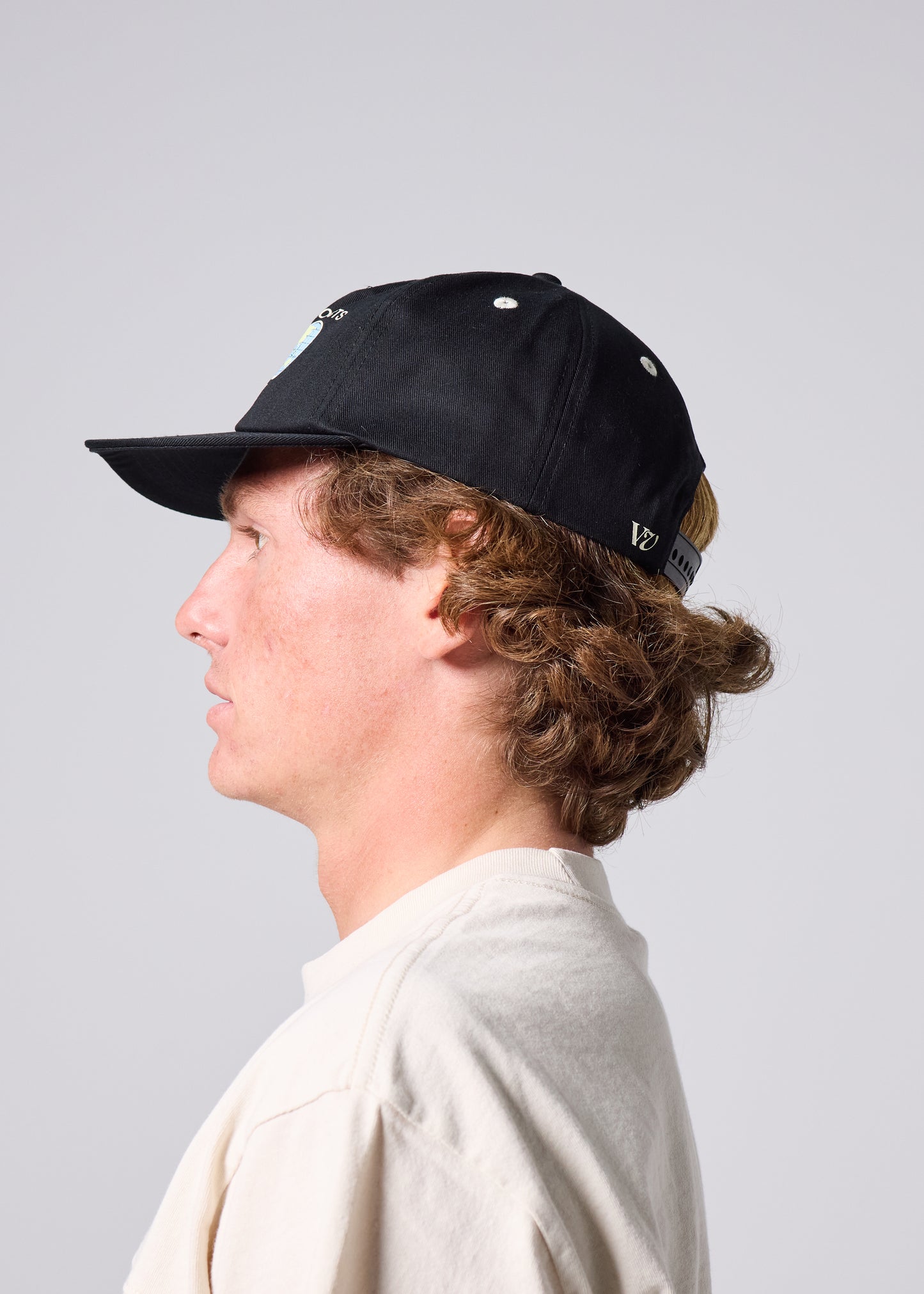 WORLD CONNECTION CAP : BLACK