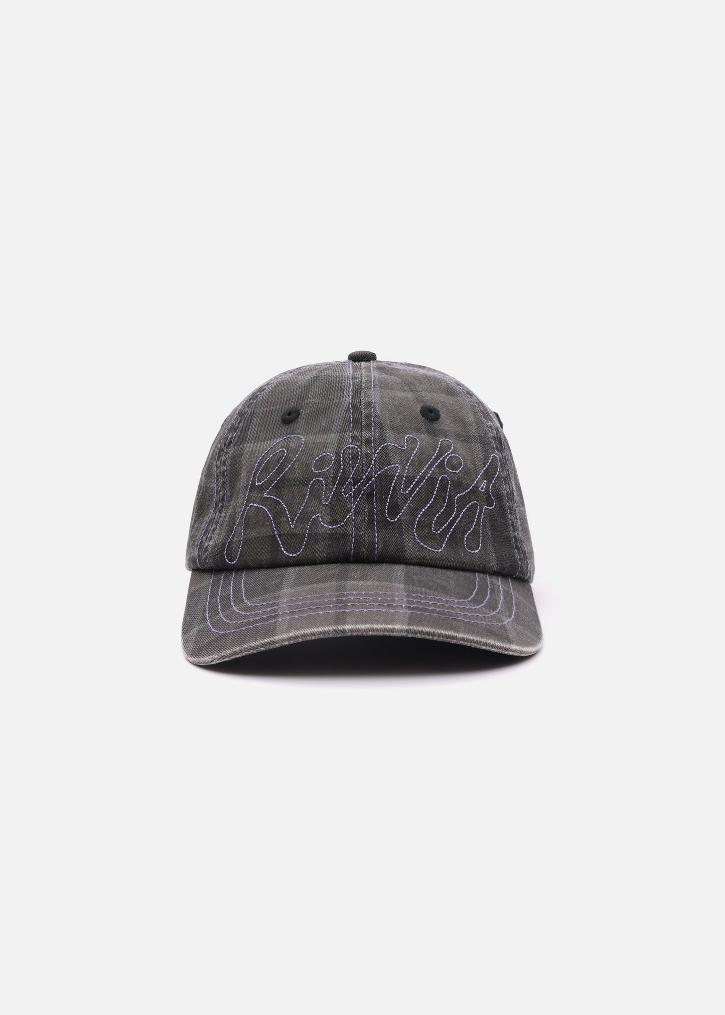 GRAF CHECK CAP : BROWN BLACK PLAID