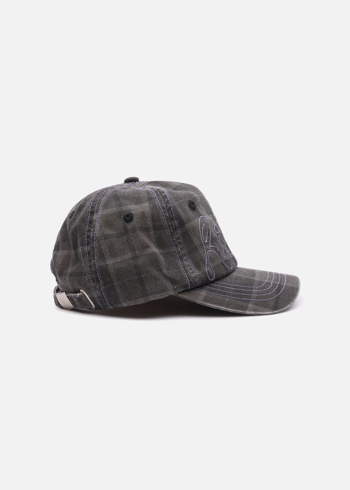 GRAF CHECK CAP : BROWN BLACK PLAID