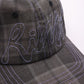 GRAF CHECK CAP : BROWN BLACK PLAID