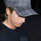 GRAF CHECK CAP : BROWN BLACK PLAID