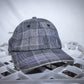 GRAF CHECK CAP : BROWN BLACK PLAID