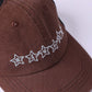 STARS TRUCKER CAP : BROWN BLUE