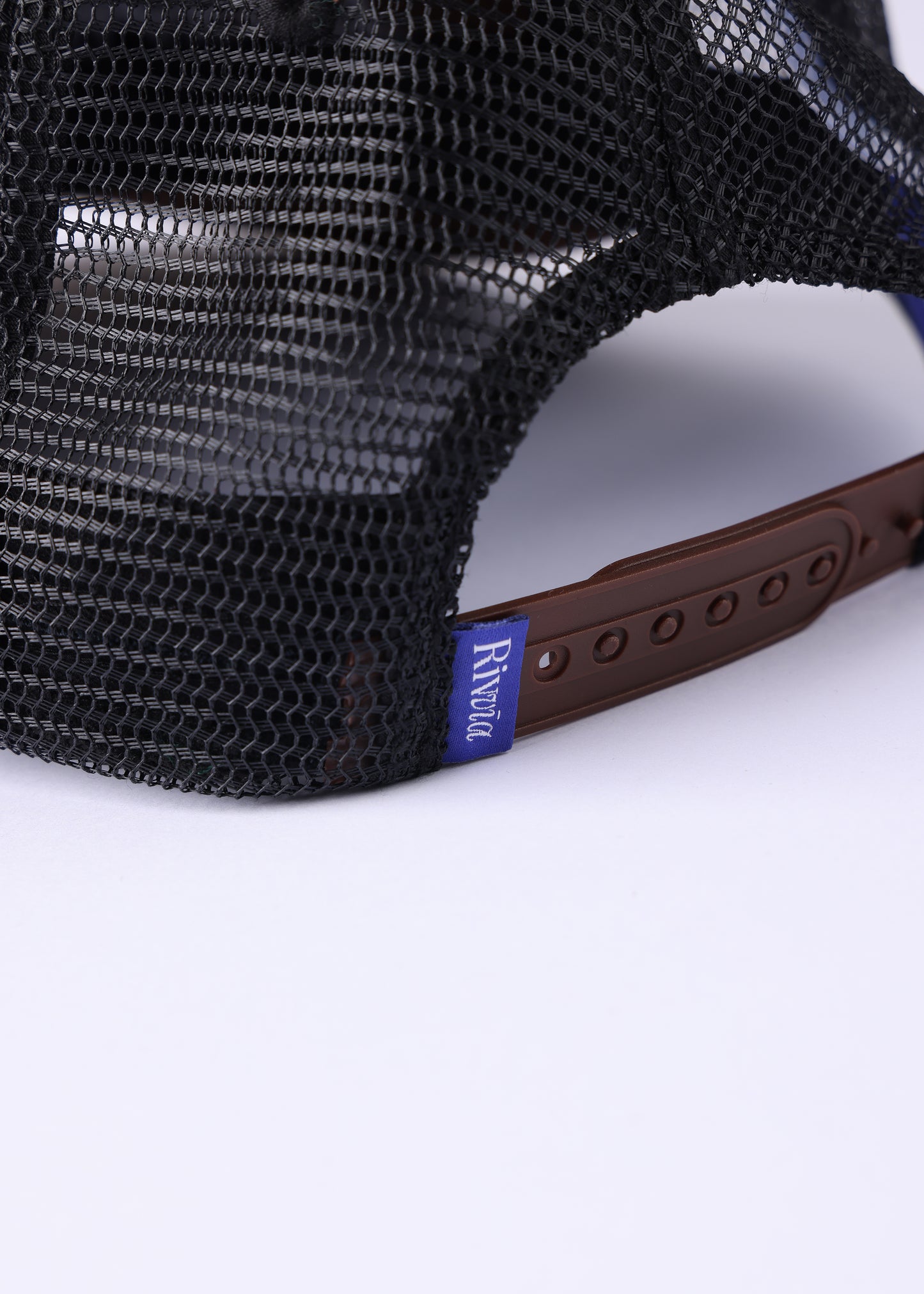 STARS TRUCKER CAP : BROWN BLUE