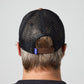 STARS TRUCKER CAP : BROWN BLUE