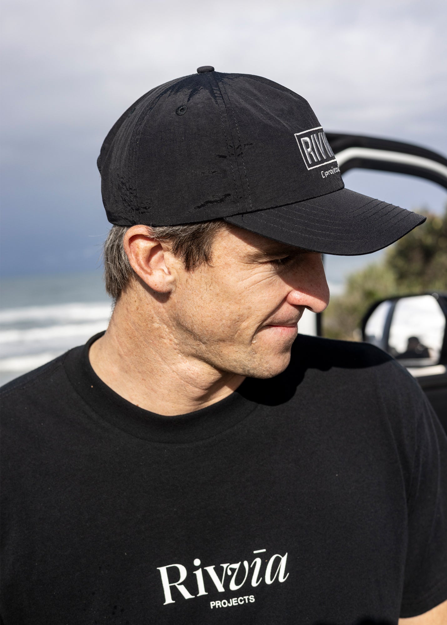 BOX LOGO CAP : BLACK