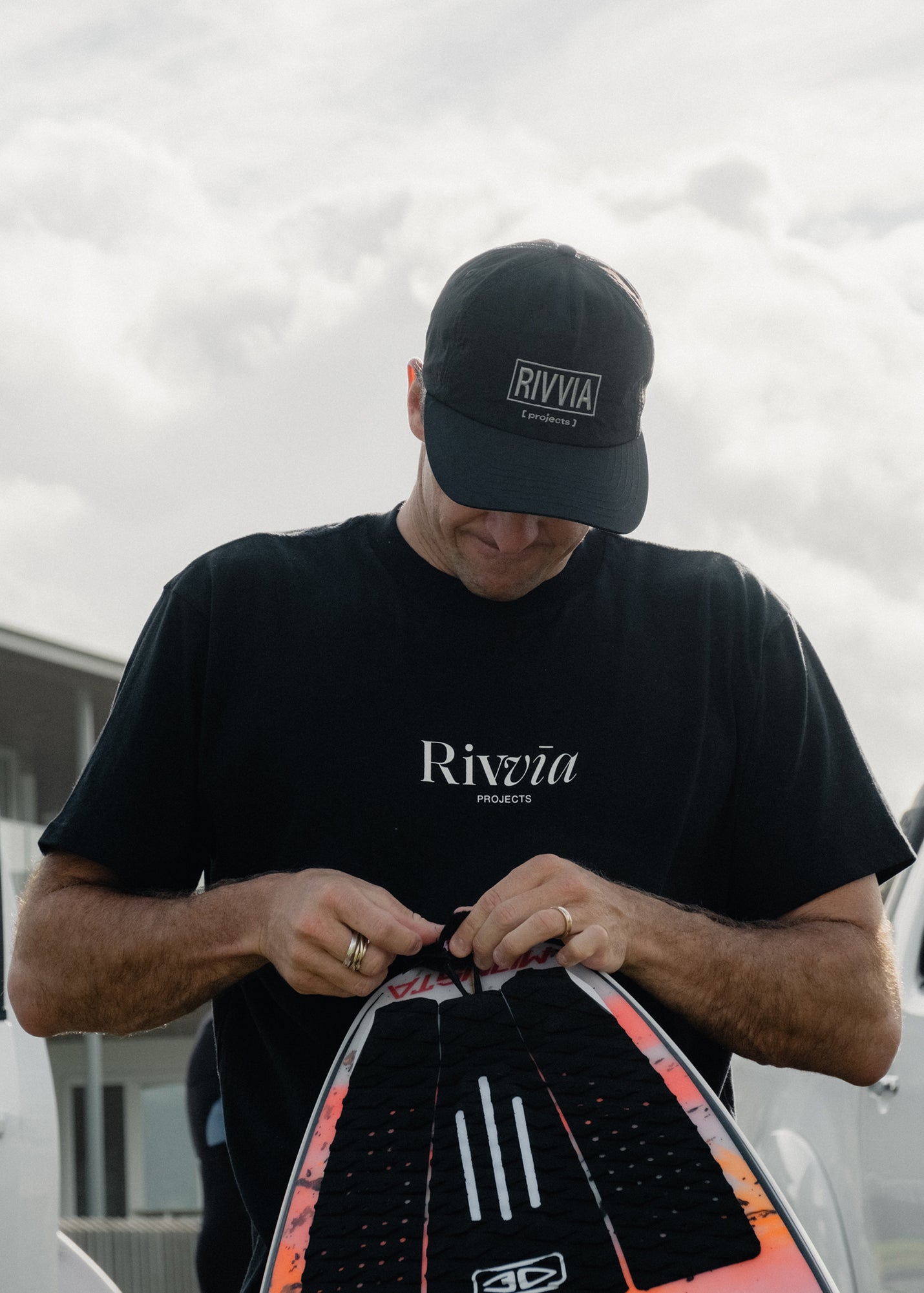 BOX LOGO CAP : BLACK