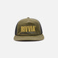 PACK TRUCKER CAP : ARMY BLACK