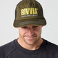 PACK TRUCKER CAP : ARMY BLACK