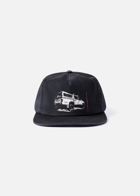 4WD CAP : WASHED BLACK