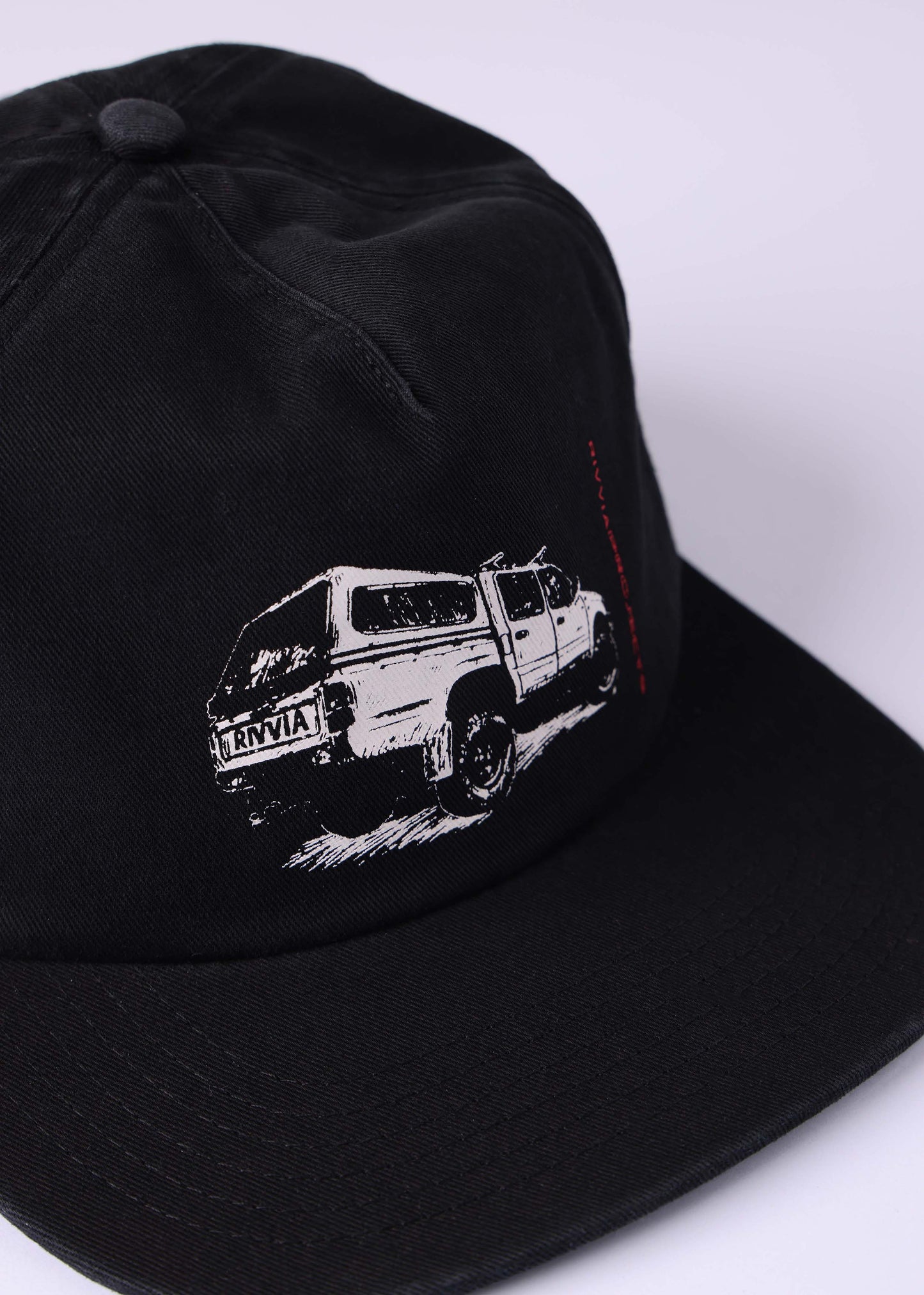4WD CAP : WASHED BLACK