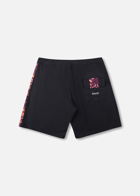 STEREO 19" DECORATIVE TRUNK : BLACK ORANGE