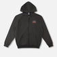 WORLD SPLAT FZ HOOD : PIGMENT BLACK