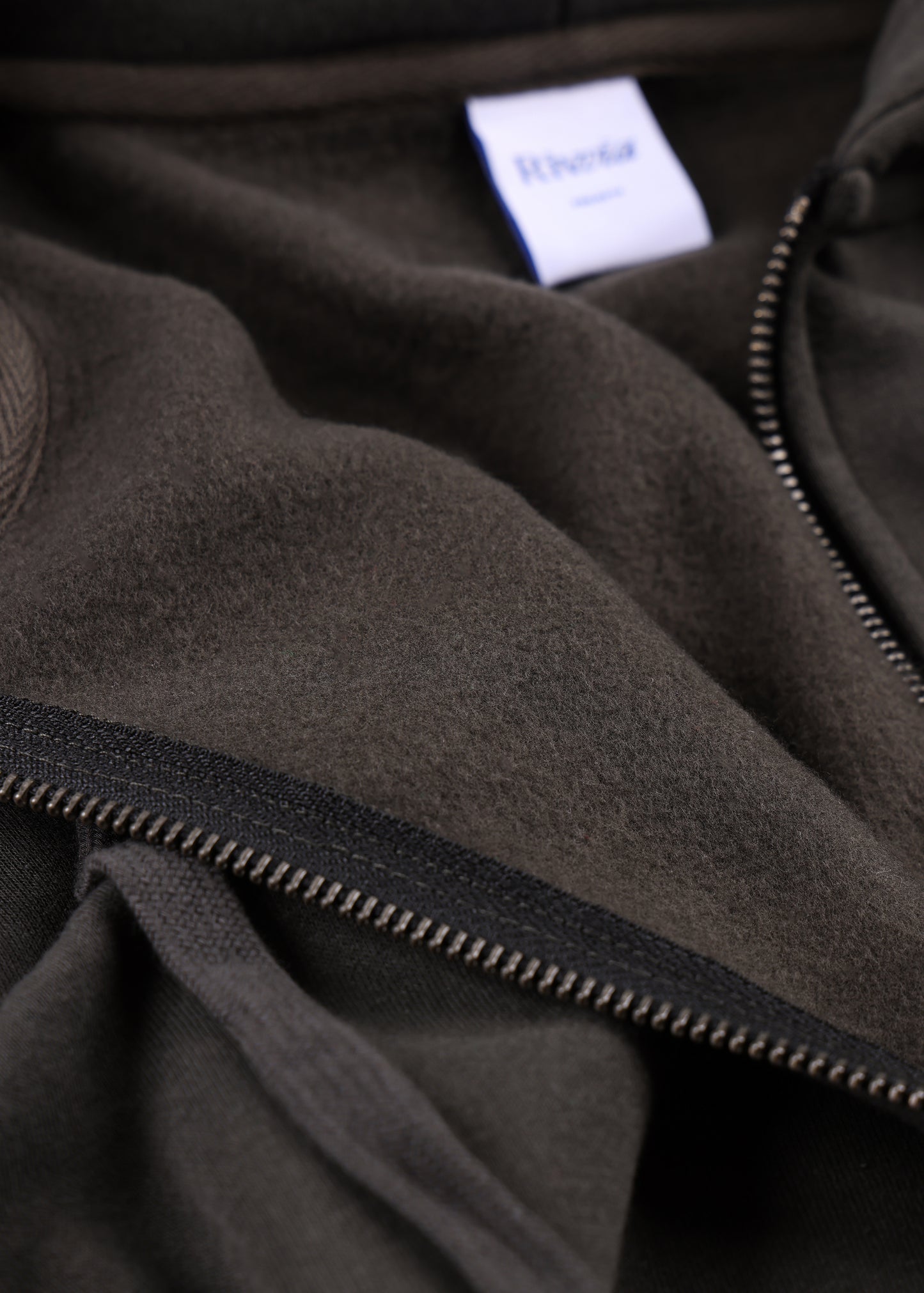 WORLD SPLAT FZ HOOD : PIGMENT BLACK