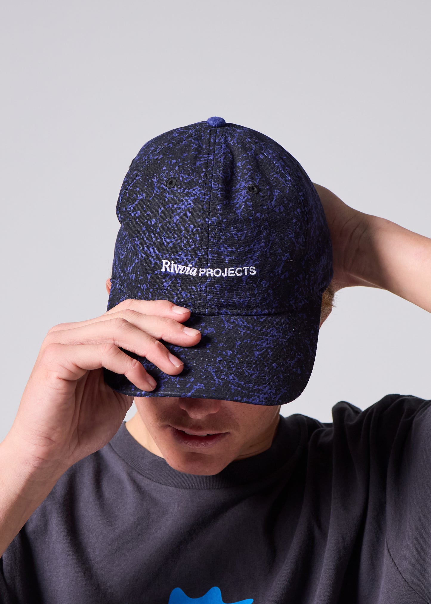 DECORATIVE CAP : BLUE BLACK