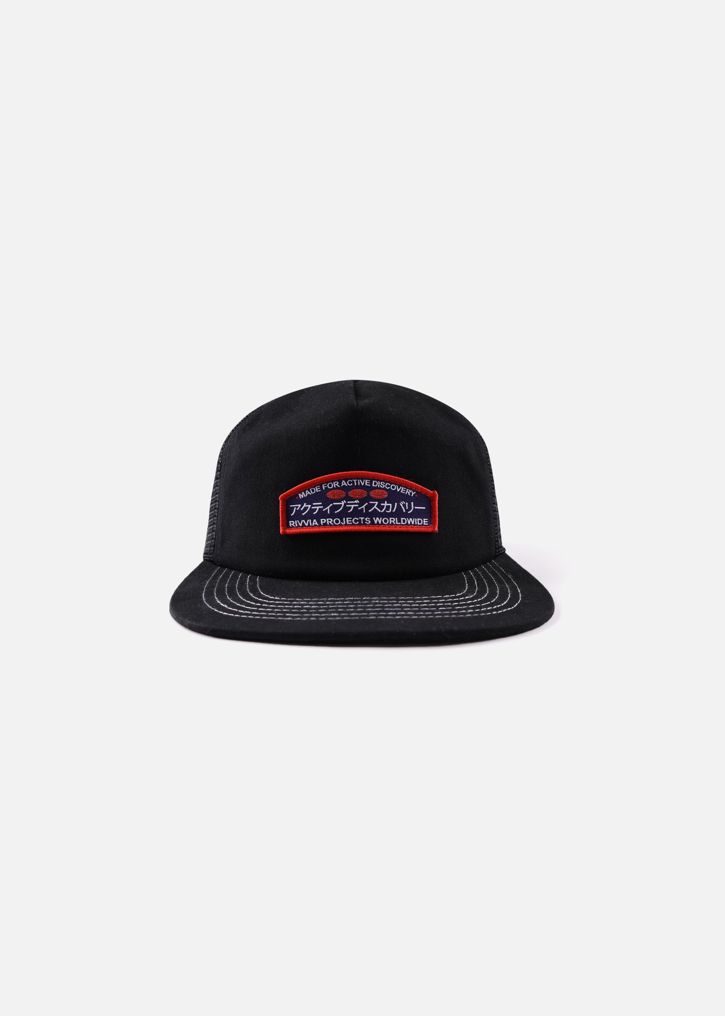 JAPAN VACATION TRUCKER CAP : BLACK